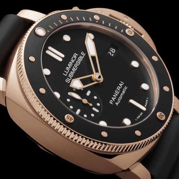 Panerai Luminor Submersible 1950 3 Days Automatic 42 mm oro rosso PAM0684 side