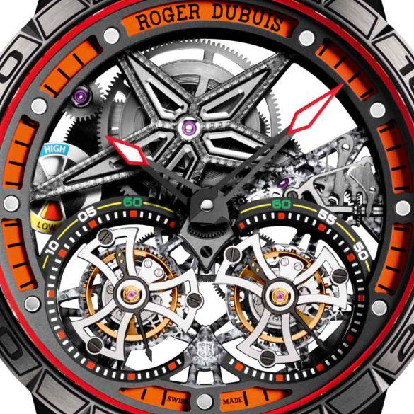 Roger Dubuis Excalibur Spider Double Flying Tourbillon RDDBEX0589 dial