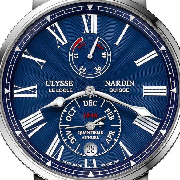 Ulysse Nardin Marine Annual Calendar Chronometer 1133-210/E3 dial