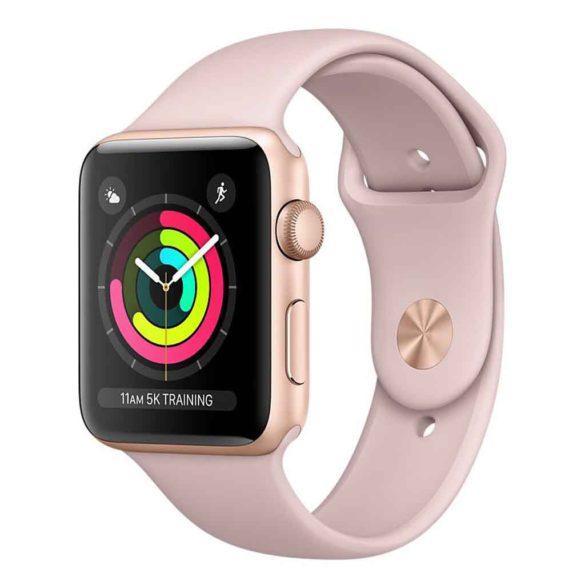 Apple Watch Series 3 yellow gold side