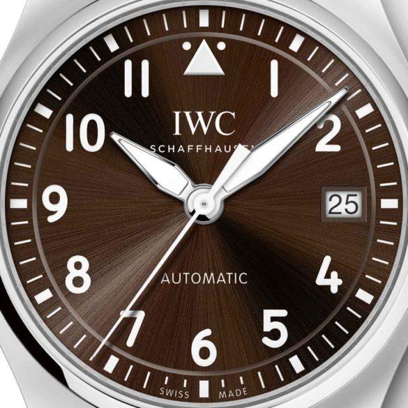 IWC Pilot’s Watch Automatic 36 Brown Dial IW324009 dial