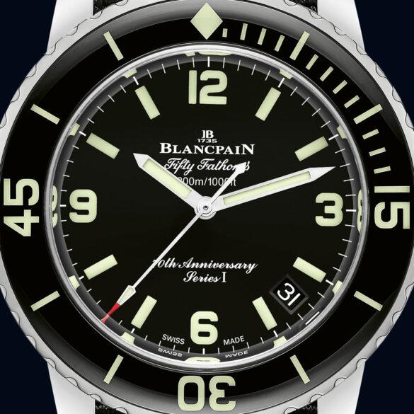 Blancpain Fifty Fathoms 70th Anniversary Act 1 dial