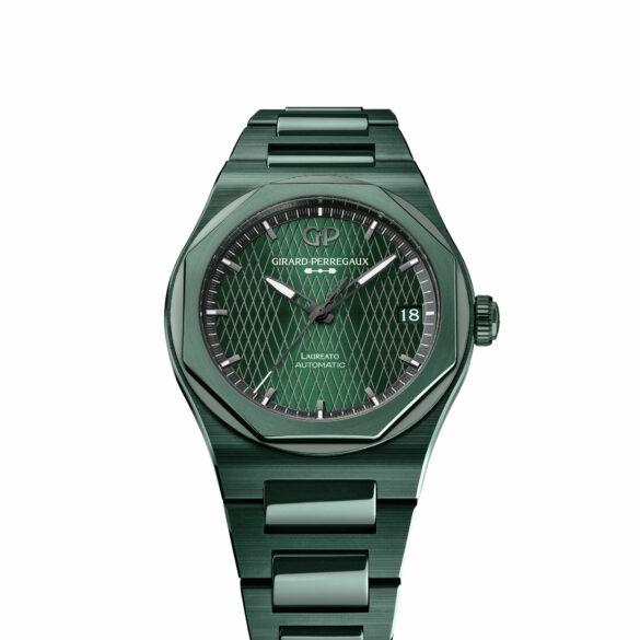 Girard-Perregaux Laureato Green Ceramic Aston Martin edition