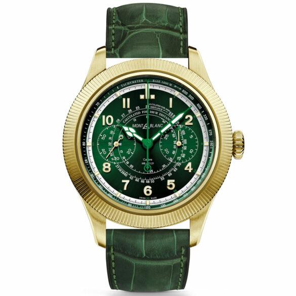 Montblanc 1858 The Unveiled Timekeeper Minerva green gold reference 130988
