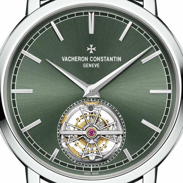 Vacheron Constantin Traditionnelle Tourbillon Platinum in Green dial