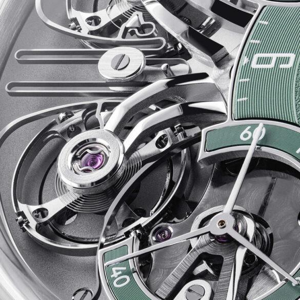 Armin Strom Mirrored Force Resonance Manufacture Edition Green detail 1