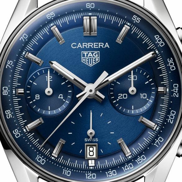 TAG Heuer Carrera Chronograph 39 mm Glassbox blue ref. CBS2212.FC6535 dial