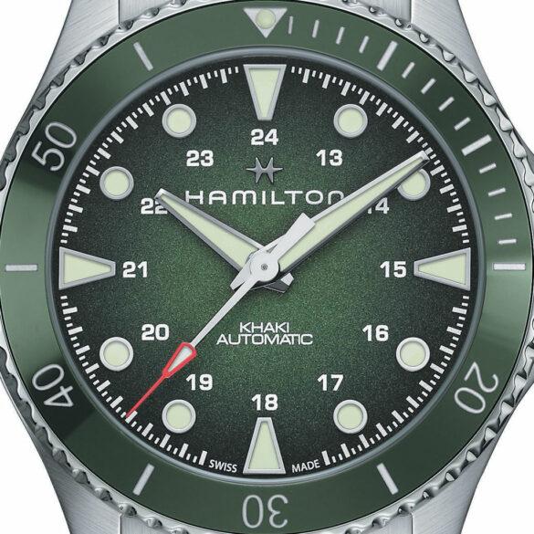 Hamilton Khaki Navy Scuba Automatic 43 mm Green ref. H82525160 dial
