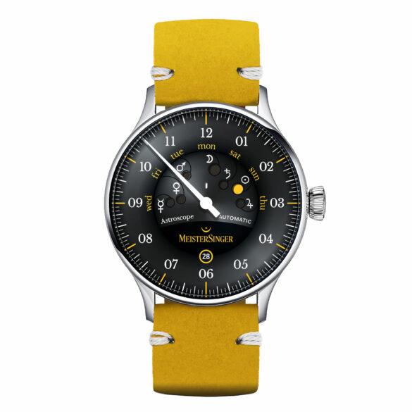 Meistersinger Astroscope Black-Yellow reference S-AS902Y