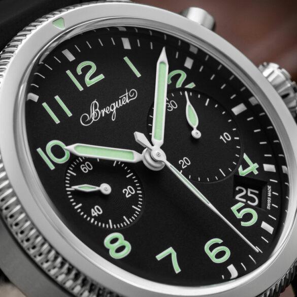 Breguet Type 20 Chronograph 2057 ref. 2057ST/92/3WU dial