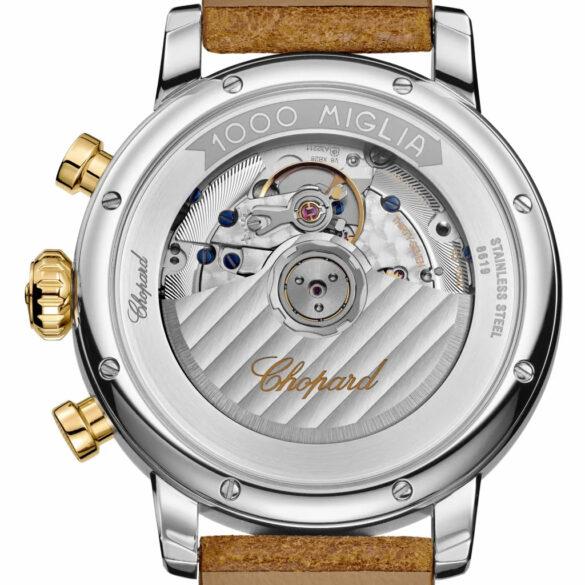 Chopard Mille Miglia Classic Chronograph 2023 back steel/gold
