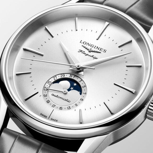 Longines Flagship Heritage Moon Phase ref. L4.815.4.72.2 dial