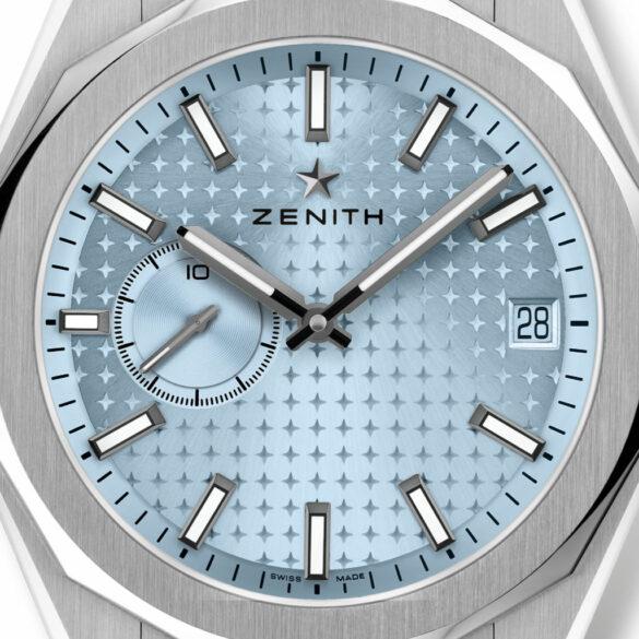 Zenith Defy Skyline Ice Blue ref. 03.9300.3620/15.I001 dial