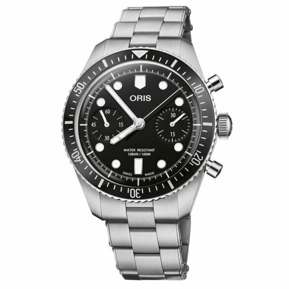 Oris Diver Sixty-Five Chronograph 40 mm steel bracelet