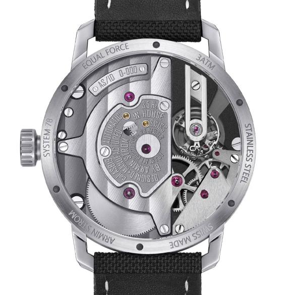 Armin Strom Gravity Equal Force Only Watch 2023 ref. ST23-GEF.SA.M.TX.N4 back