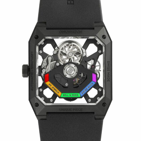 Bell & Ross BR 03 Cyber Rainbow Only Watch 2023 ref. BR03-CYOW-TC/SRB back