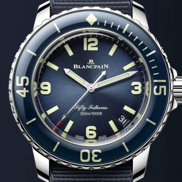 Blancpain Fifty Fathoms 70th Anniversary Act 1 Only Watch ref. 5010-1140-NAOA dial