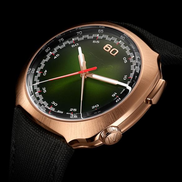 H. Moser Cie Streamliner Flyback Chronograph Automatic Boutique Edition ref. 6907-0400 side