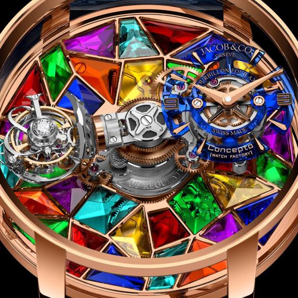 Jacob & Co. Astronomia Revolution 4th Dimension Only Watch ref. AT180.40.AA.UA.ABALA dial