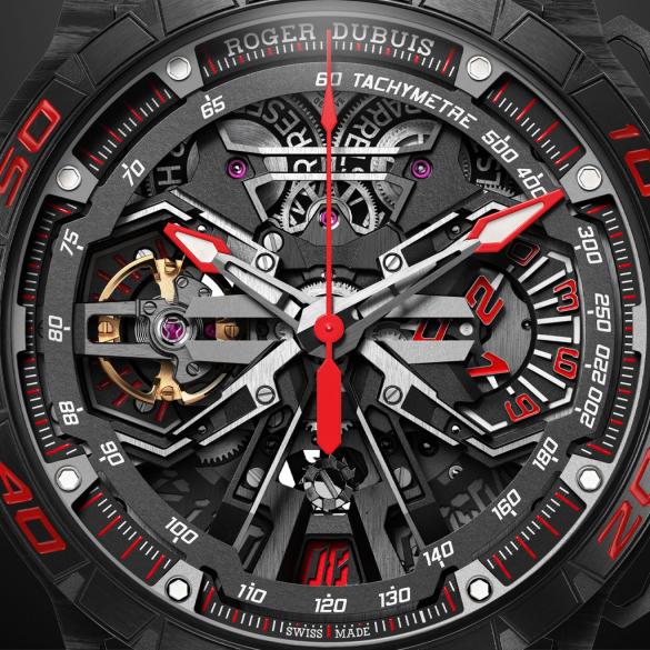 Roger Dubuis Excalibur Spider Flyback Chronograph ref. RDDBEX1046 dial