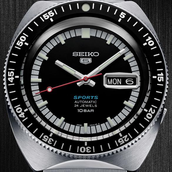 Seiko 5 Sports 55th Anniversary Limited Edition ref. SRPK17 dial