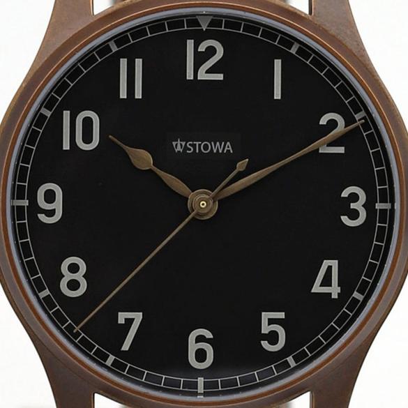 Stowa Marine Bronze Vintage 40 Black dial