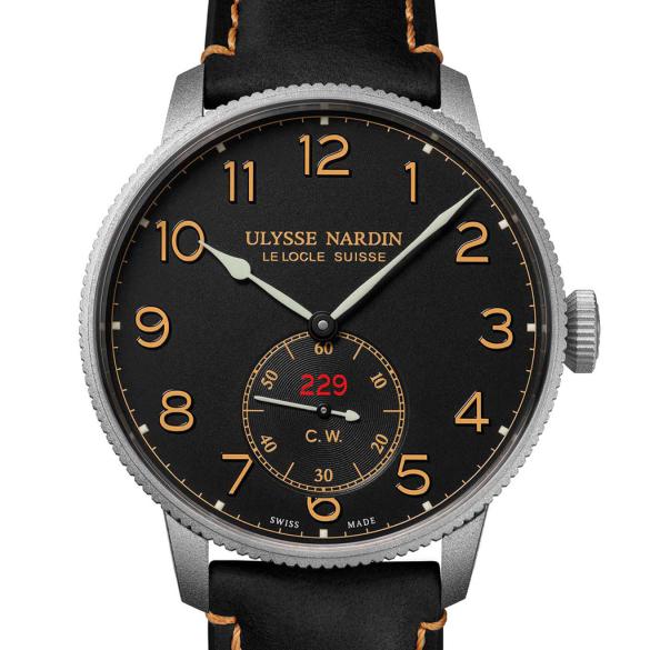 Ulysse Nardin Marine Torpilleur Military ref. 1183-320LE/62 black dial