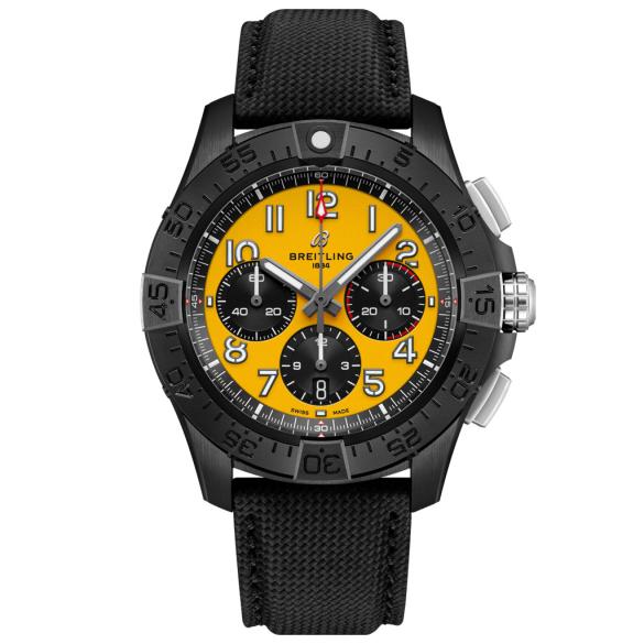 Breitling Avenger B01 Chronograph 44 Night Mission ref. SB0147101I1X2 yellow-black