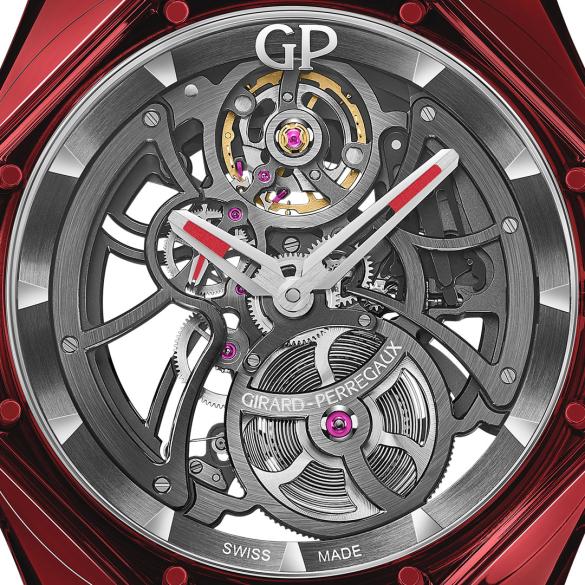 Girard-Perregaux Laureato Absolute Light & Shade and Light & Fire ref. 81071 dial