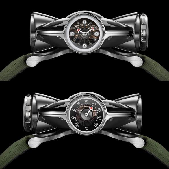 MB&F HM11 Architect time and temperature dial