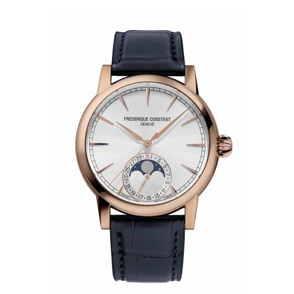 Frederique Constant Classic Moonphase Date Manufacture Solid Rose Gold ref. FC-716S3H9