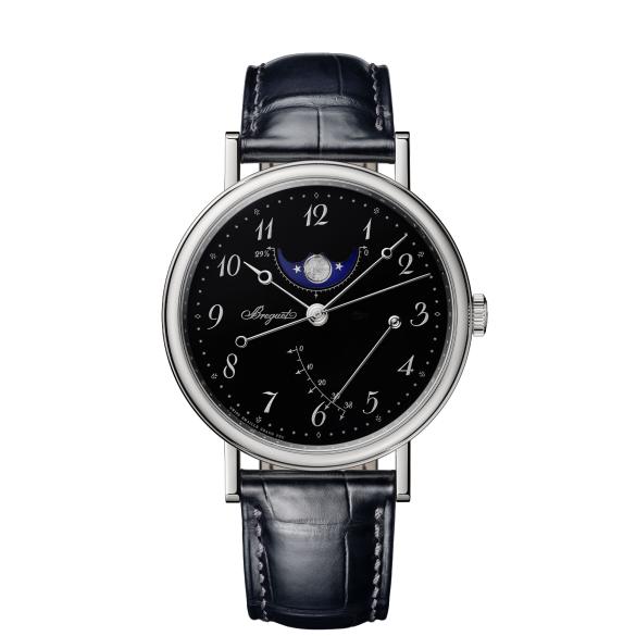 Breguet Classique Phase de Lune 7787 Platinum Black ref. 7787PT/2N/9VU