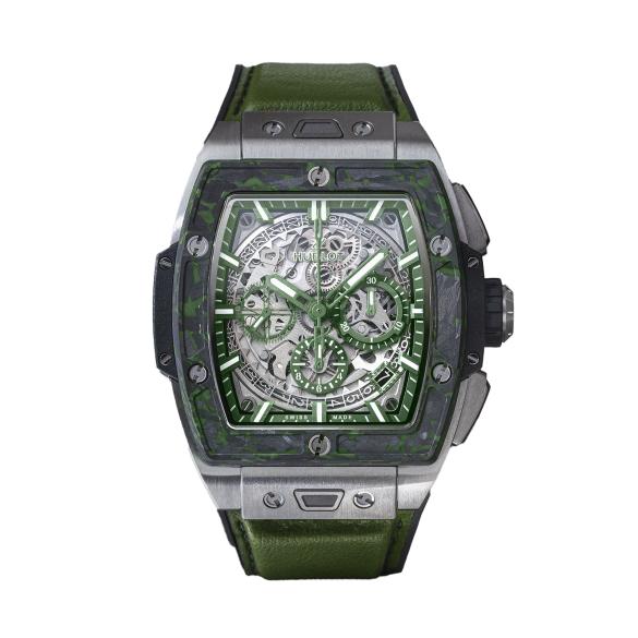 Hublot Spirit of Big Bang Titanium Green Carbon Mexico ref. 642.NQ.5270.NR.MEX24